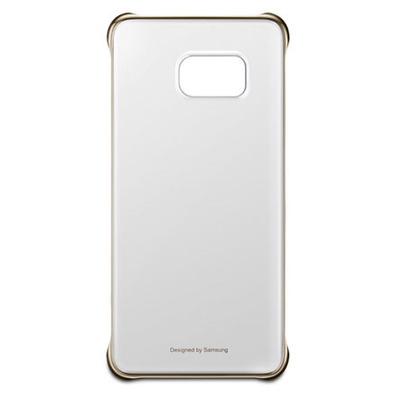 Carcaça Clear Cover Ouro Samsung Galaxy S6 Edge Plus - Samsung