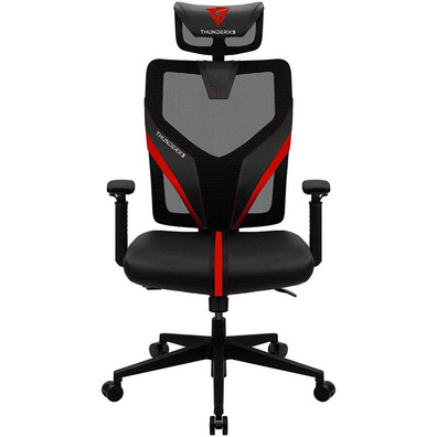 Silla Ergonhas Thunder X3 Yama 1 Negro / Rojo