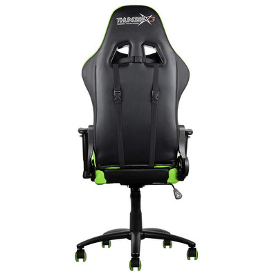 Cadeira Gamer THUNDERX3 TGC12 Preto-Verde