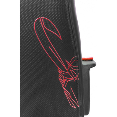 Cadeira Gamer Woxter Stinger Station Alien Negro-vermelho