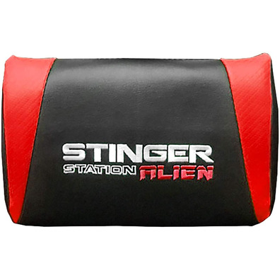 Cadeira Gamer Woxter Stinger Station Alien Negro-vermelho