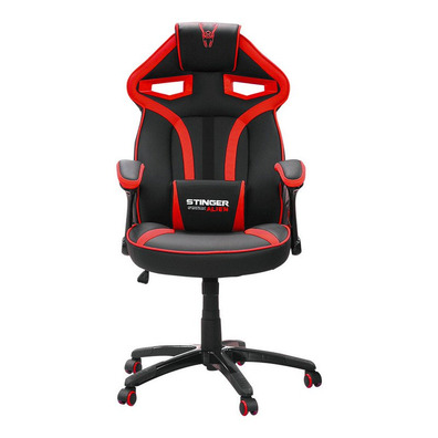 Cadeira Gamer Woxter Stinger Station Alien Negro-vermelho