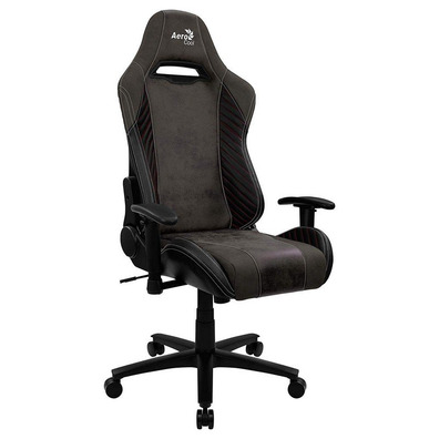 Silla Gaming Aerocool Barão de Aço Black Aerosuede