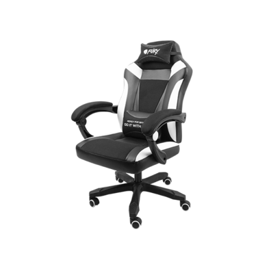 Silla Gaming Fury Avenger M + Negra / Blanca