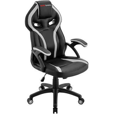 Silla Gaming Mars Gaming MGC118 Negro / Blanco