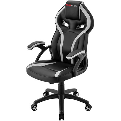 Silla Gaming Mars Gaming MGC118 Negro / Blanco