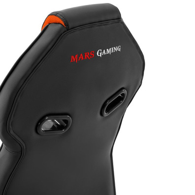 Cadeira Gaming Mars Gaming MGC118 Preto/Laranja