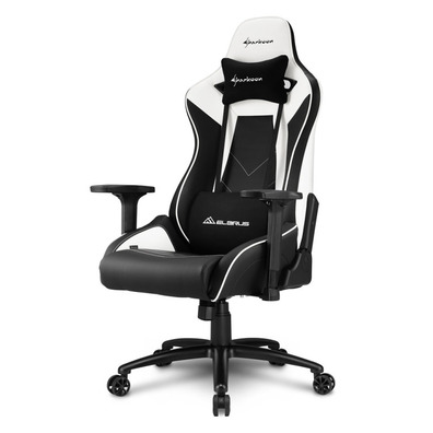 Cadeira Gaming Sharkoon Elbrus 3 Preto/Branco 160G