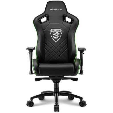 Cadeira Gaming Sharkoon Skiller SGS4 Preto Verde 160G