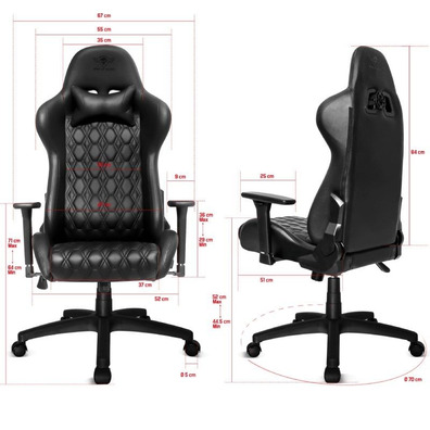 Silla Gaming Spirit da Gamer BlackHawk Negra