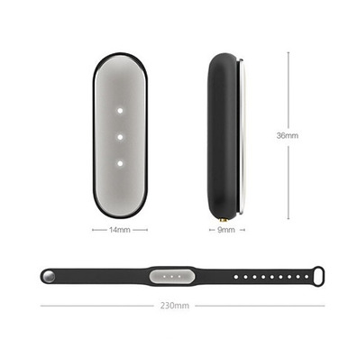 Pulseira de Actividade Smartband Preto