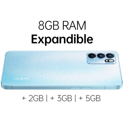 Smartphone Oppo Reno 6 5G 8GB/128GB 6,43 '' Artic Blue