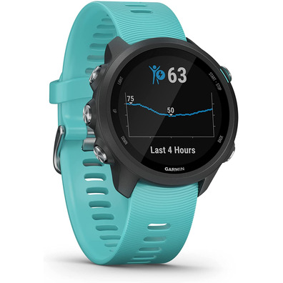 Smartwatch Garmin Forerunner 245 Música Turquesa