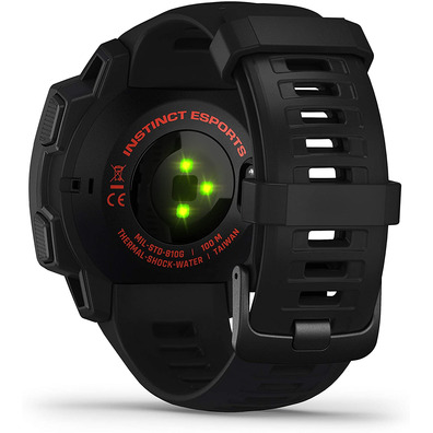 Smartwatch Garmin Instinct Esports Notificaciones / Frecuencia Vagas Aca/GPS Negro