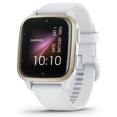 Smartwatch Garmin Venu SQ 2 40mm Oro Crema y Blanco