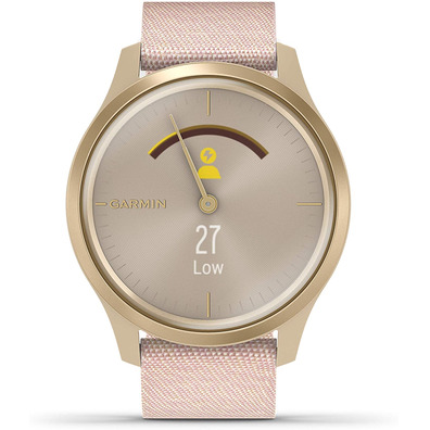 Smartwatch Garmin Vívomove Estilo GPS Oro y Rosa