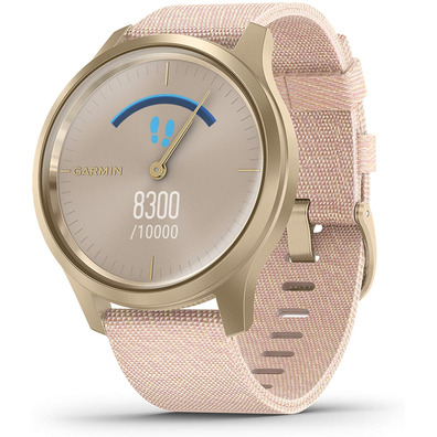 Smartwatch Garmin Vívomove Estilo GPS Oro y Rosa