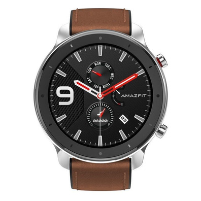 Smartwatch Huami Amazfit GTR 47mm Stainless Steel BT5/Monitor de frequência cardíaca/GPS