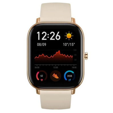 Smartwatch Huami Amazfit GTS Desert Gold 1.65"/BT5/Monitor de frequência cardíaca/GPS