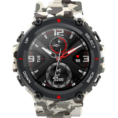 Smartwatch Huami Amazfit T-Rex Camo Green 1.3"/BT/Monitor de frequência cardíaca/GPS