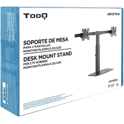 Soporte TV/Monitor TooQ DB1727TN-B 17 ''-27' '