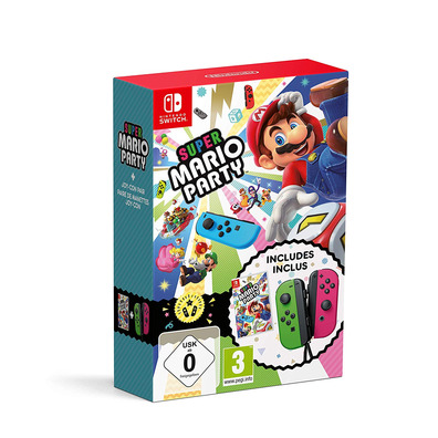 Super Mario Party + Joy-Con Verde/Rosa