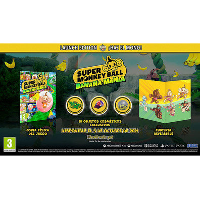 Super Monkey Ball Banana Mania Lançamento Edição Xbox One / Xbox Series X