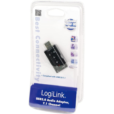 Tarjeta de Sonido Logilink 7,1 USB UA0078