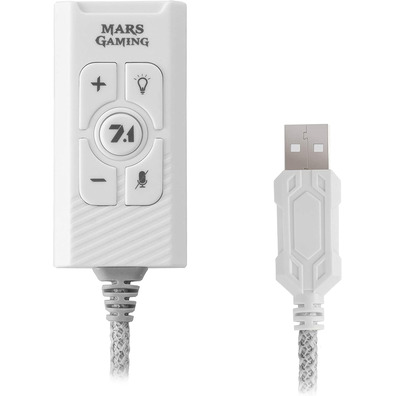 Tarjeta de Sonido Mars Gaming MSC2 7,1 Blanco