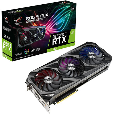 Tarjeta Theus Asus ROG Strix RTX3080 Gaming OC 12GB GDDR6X