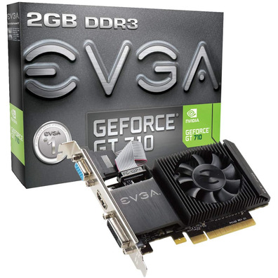 Tarjeta De Tarjeta EVGA GeForce GT 710 /2GB DDR3 a Bajo