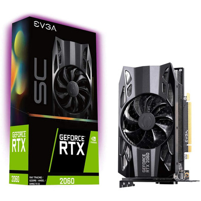 Tarjeta De Tarjeta EVGA GeForce RTX 2060 SC Gaming 6GB GDDR6