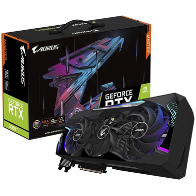 Tarjeta Show Gigabyte Aorus Geforce RTX 3080 Ti 12GB GDDR6X