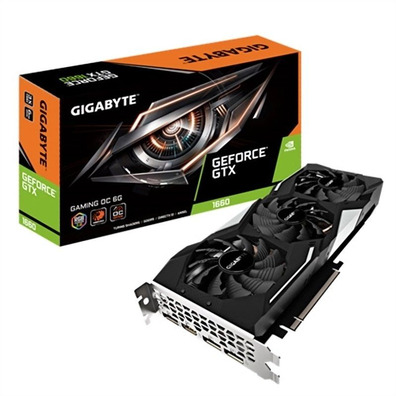 Tarjeta Show Gigabyte Geforce GTX 1660 Gaming OC 6GB GDDR5