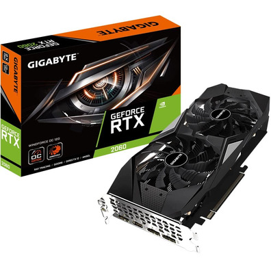 Tarjeta De Tarjeta Gigabyte RTX 2060 Windforce OC 12GB GDDR6