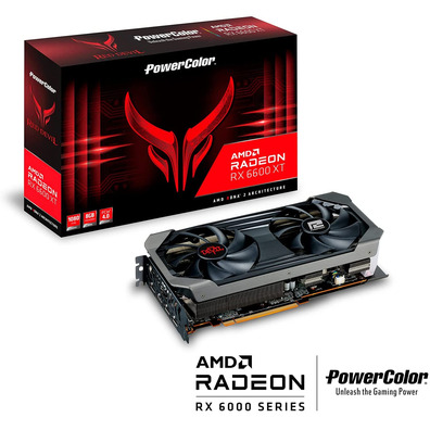 Tarjeta Power Powercolor RX 6600XT Red Devil OC 8GB GDDR6