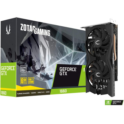 Tarjeta De Tarjeta Zotac ZT-T16600K-10M Geforce GTX1660 6GB GDDR5