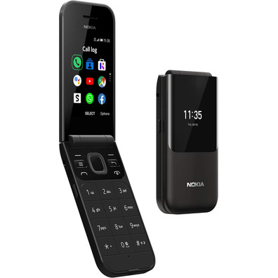 Teléfono Móvil Nokia 2720 Flip Dual SIM Negro