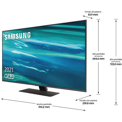 Televisión QLED 50 '' Samsung QE50Q80A Smart TV/4K UHD/Wifi