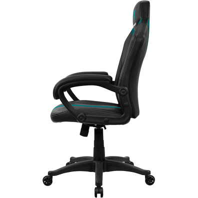 Thunderx3 cadeira gaming yc1 black ciano Azul