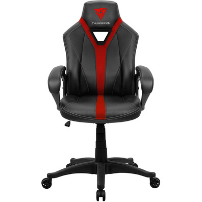 Thunderx3 cadeira gaming yc1 black ciano Vermelho