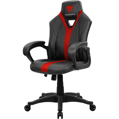 Thunderx3 cadeira gaming yc1 black ciano Vermelho