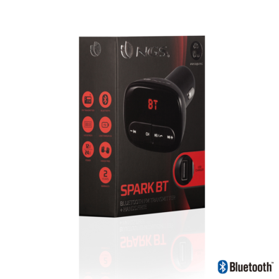 Transmisor FM Carro Bluetooth NGS Sparkbt