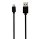 Cabo de recarga USB-MicroUSB Universal Preto