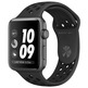 Apple Watch Nike Series 3 38mm GPS Gris Meia con correa deportiva Negra MTF12QL/A