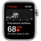 Apple Watch SE 2021 GPS 44 mm Caja de Aluminio en Plata / Correa Deportiva Azul Abismo