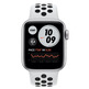 Apple Watch SE GPS/Cellular 40mm Caja Aluminio Plata / Correa Nike Deportiva Platino Puro y Negra