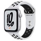 Apple Watch SE Nike GPS 44 mm Caja de Aluminio en Plata / Correa Deportiva Nike Platino Negro