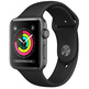 Apple Watch Series 3 38mm GPS Aluminio / Gris Meia con correa deportiva Negra MTF02QL/A