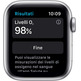 Apple Watch Series 6 GPS/Cellular 40mm Caja de Aluminio en Plata / Correa Deportiva Blanca